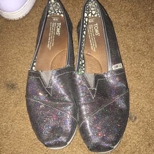 grey toms with rainbow sparkles